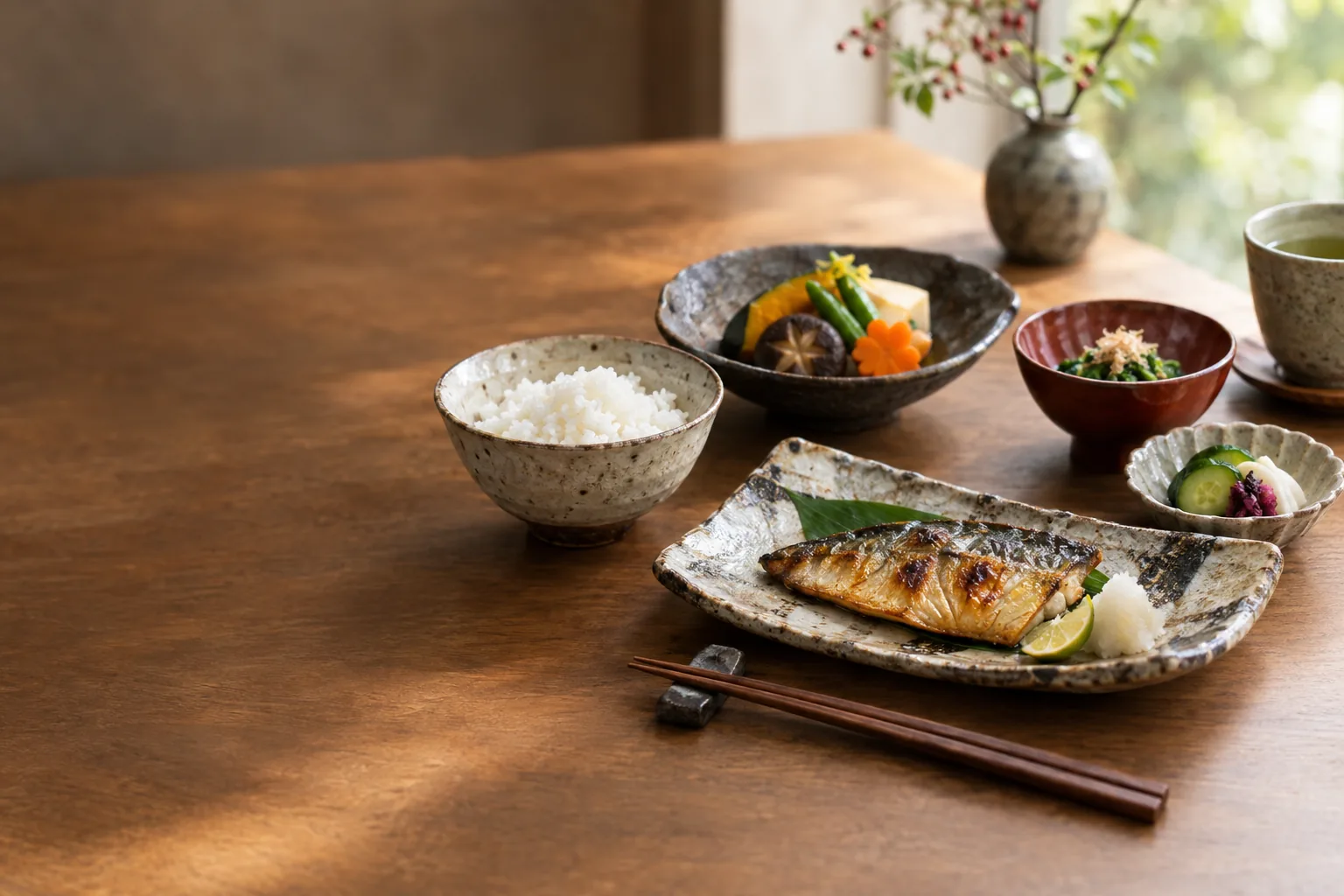 和食の食卓